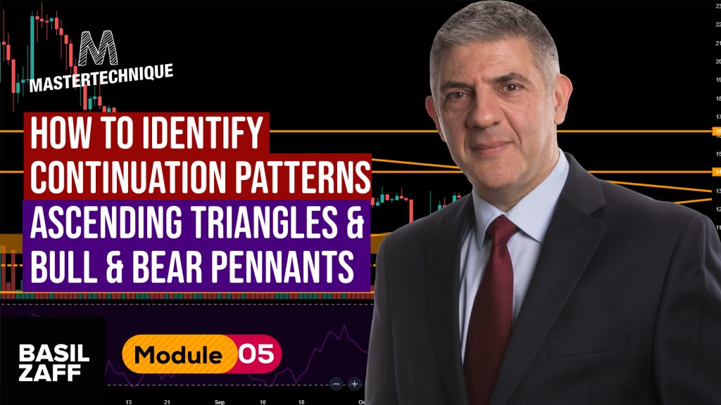 5.03: How To Identify Continuation Patterns - Ascending Triangles & Bull & Bear Pennants